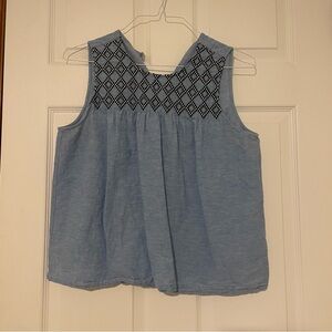 J. Crew Light Blue Sleeveless Top